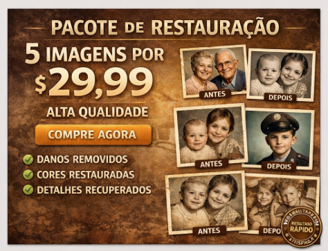 Banner do pacote de restauração